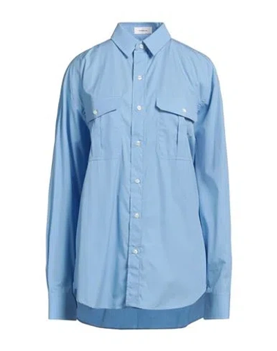Wardrobe.nyc Wardrobe. Nyc Woman Shirt Light Blue Size M Cotton In Blue