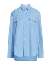 Wardrobe.nyc Wardrobe. Nyc Woman Shirt Pastel Blue Size M Cotton