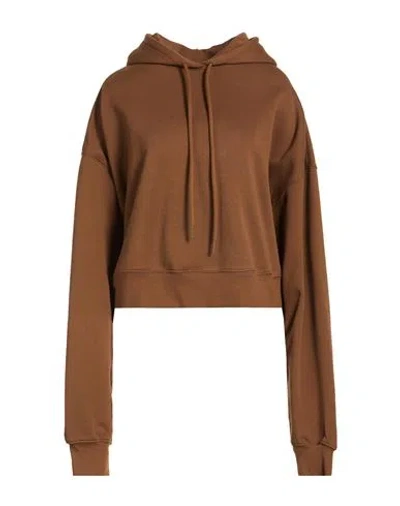 Wardrobe.nyc Wardrobe. Nyc Woman Sweatshirt Brown Size L Cotton