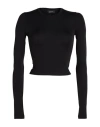 Wardrobe.nyc Wardrobe. Nyc Woman T-shirt Black Size Xs Polyamide, Elastane
