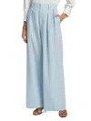 Wardrobe.nyc Wardrobe. Nyc Low Rise Trousers Ice Blue In Ice Blue
