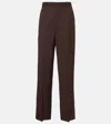 Wardrobe.nyc Wool Straight Pants In Brown