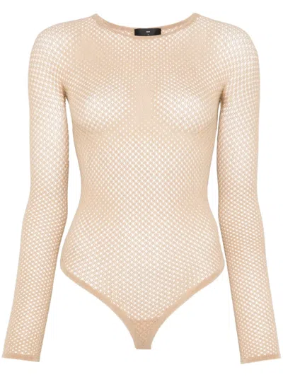 Wardrobe.nyc Web Bodysuit In Sahara Sh