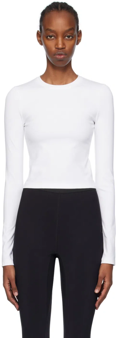 Wardrobe.nyc Wardrobe. Nyc Hb Long Sleeve Tee In Off White