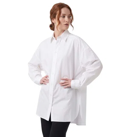 Wardrobe.nyc Wardrobe. Nyc Oversized Cotton Poplin Shirt Dress In White