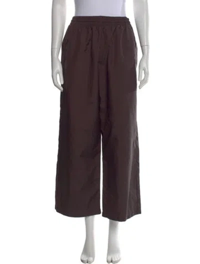 Pre-owned Wardrobe.nyc Wide Leg Pants In Brown