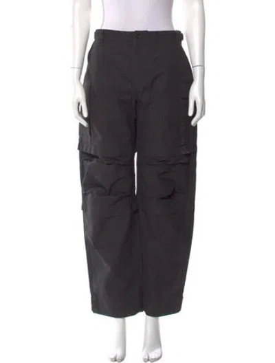 Pre-owned Wardrobe.nyc Wide Leg Pants In Gray
