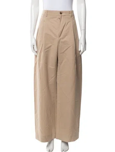 Pre-owned Wardrobe.nyc Wide Leg Pants In Neutral