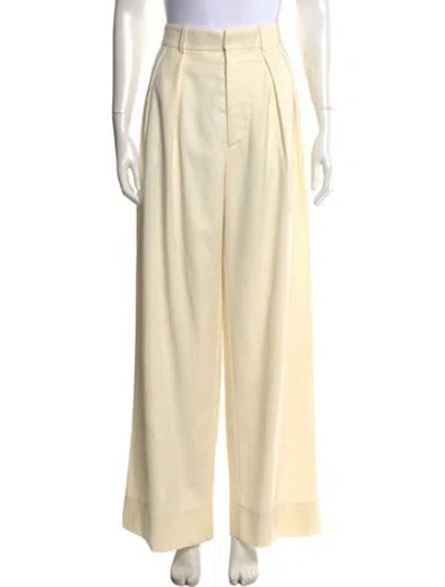 Pre-owned Wardrobe.nyc Wide Leg Pants In Neutral