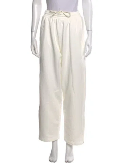 Pre-owned Wardrobe.nyc Wide Leg Pants In White