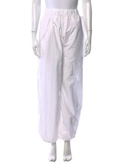 Pre-owned Wardrobe.nyc Wide Leg Pants In White