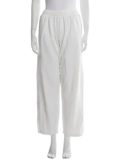 Pre-owned Wardrobe.nyc Wide Leg Pants In White