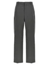 Wardrobe.nyc Wide Leg Virgin Wool Trousers In Gray
