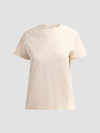Wardrobe.nyc Women's Cotton Crewneck Classic T-shirt In Neutral