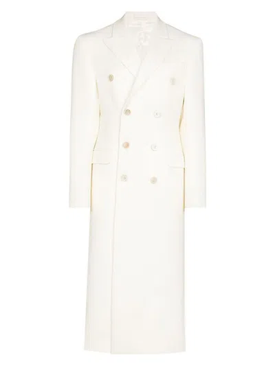 Wardrobe.nyc Women's Double Breasted Coat In White