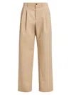 WARDdressing gown.NYC WOMEN'S DRILL WIDE-LEG CHINO trousers