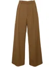 Wardrobe.nyc Virgin-wool Wide-leg Trousers In Brown