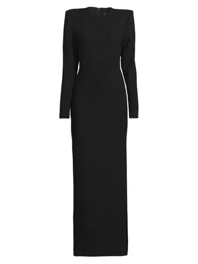 Wardrobe.nyc Women's Release 22 Wool Column Gown In Black