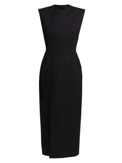 Wardrobe.nyc Women's Rhw Sculpted Midi-dress In Black
