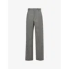 Wardrobe.nyc Straight Leg Trouser In Charcoal