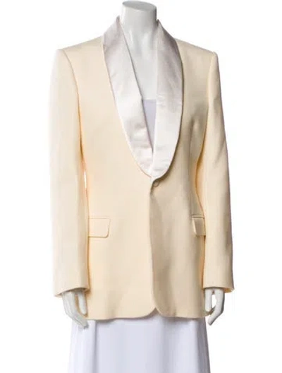 Pre-owned Wardrobe.nyc Wool Blazer In Neutral