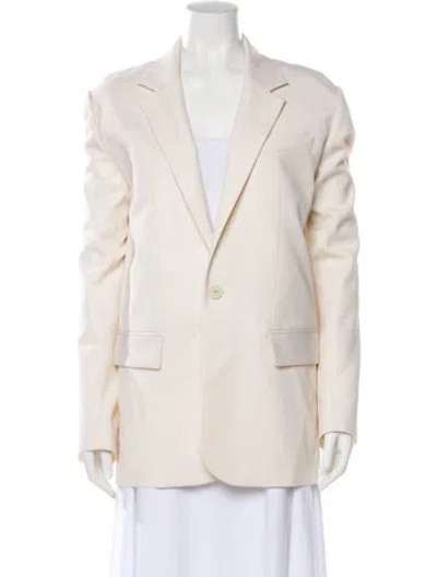 Pre-owned Wardrobe.nyc Wool Blazer In Neutral