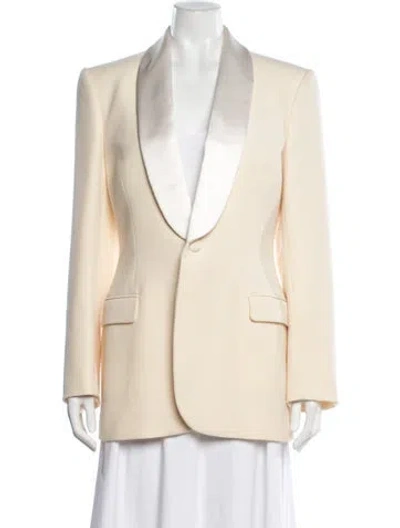 Pre-owned Wardrobe.nyc Wool Blazer In Neutral