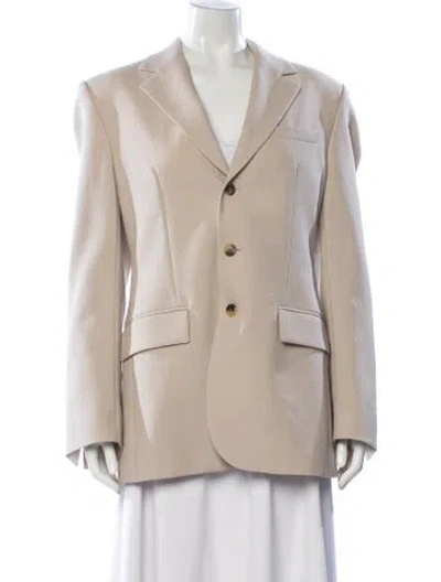 Pre-owned Wardrobe.nyc Wool Blazer In Neutral