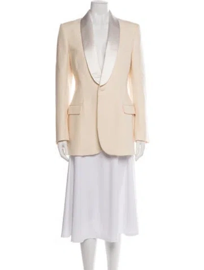 Pre-owned Wardrobe.nyc Wool Blazer In Neutral