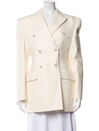 Pre-owned Wardrobe.nyc Wool Blazer In Neutrals