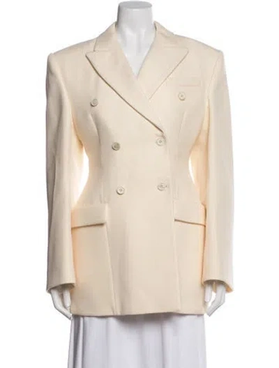Pre-owned Wardrobe.nyc Wool Blazer In Neutrals
