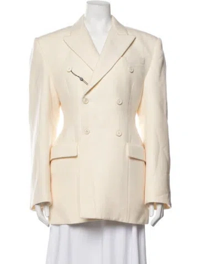 Pre-owned Wardrobe.nyc Wool Blazer In Neutrals