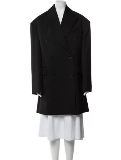 Pre-owned Wardrobe.nyc Wool Coat In Black