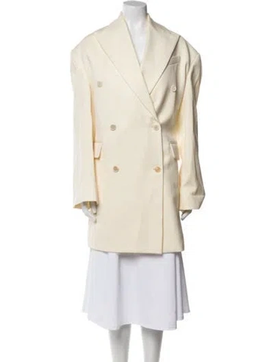 Pre-owned Wardrobe.nyc Wool Coat In Neutral