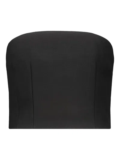 Wardrobe.nyc Wool Corset In Black
