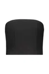 Wardrobe.nyc Wool Corset In Black