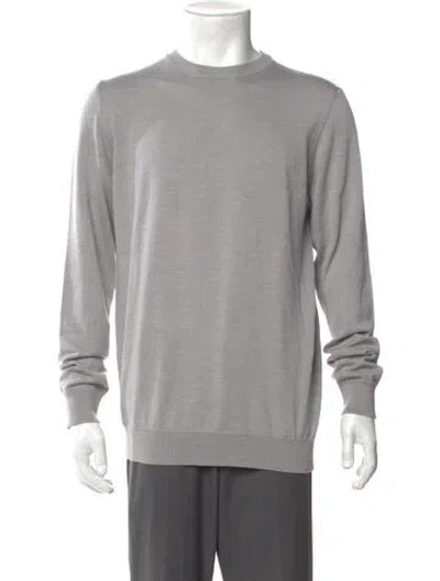 Pre-owned Wardrobe.nyc Wool Crew Neck Pullover In Gray