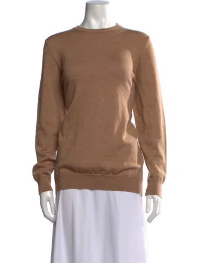 Pre-owned Wardrobe.nyc Wool Crew Neck Sweater In Neutrals