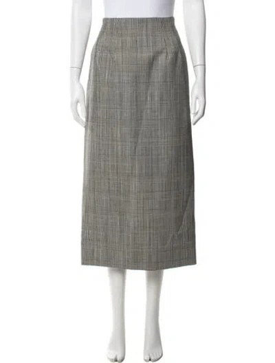 Pre-owned Wardrobe.nyc Wool Long Skirt In Black