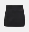 Wardrobe.nyc Wool Miniskirt In Black