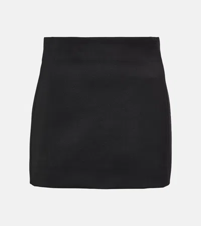 Wardrobe.nyc Wool Miniskirt In Black
