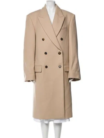 Pre-owned Wardrobe.nyc Wool Peacoat In Brown