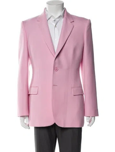 Pre-owned Wardrobe.nyc Wool Peacoat In Pink