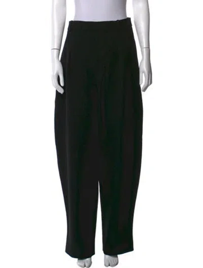 Pre-owned Wardrobe.nyc Wool Wide Leg Pants In Black