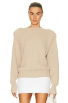 Wardrobe.nyc Wardrobe. Nyc Hb Knit Sweater In Beige
