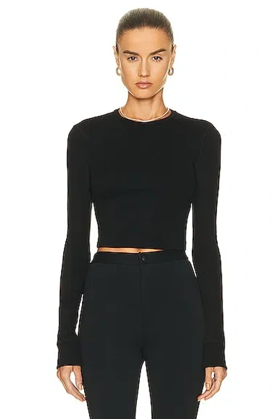 Wardrobe.nyc X Hailey Bieber Long Sleeve Tee Black