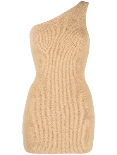 Wardrobe.nyc Wardrobe. Nyc Hb Mini Dress In Biscuit