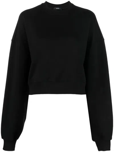 Wardrobe.nyc X Hailey Bieber Oversize Track Sweatshirt In Black