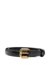 Wardrobe.nyc X Rhw Buckle Leather Belt In Green
