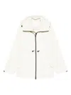 Wardrobe.nyc X Rhw Hooded Drawstring Coat In White